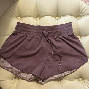 Lululemon Shorts: reversible purple and tan